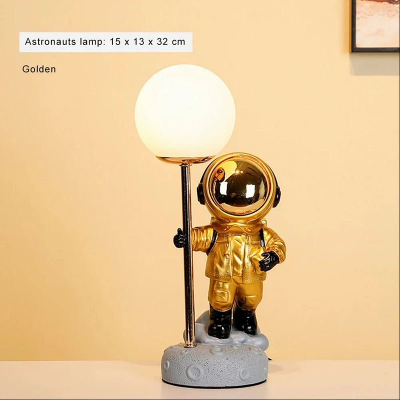 Astronaut Moon Lamp