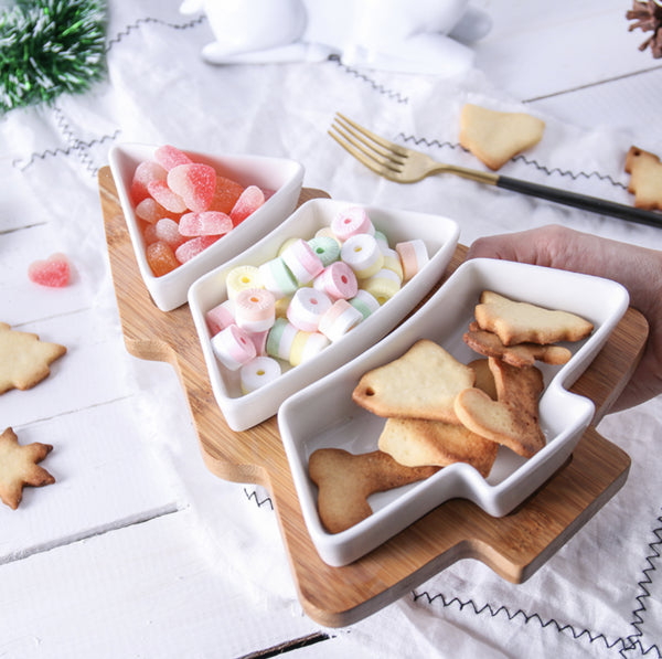 Christmas Tree Shaped Serving Tray