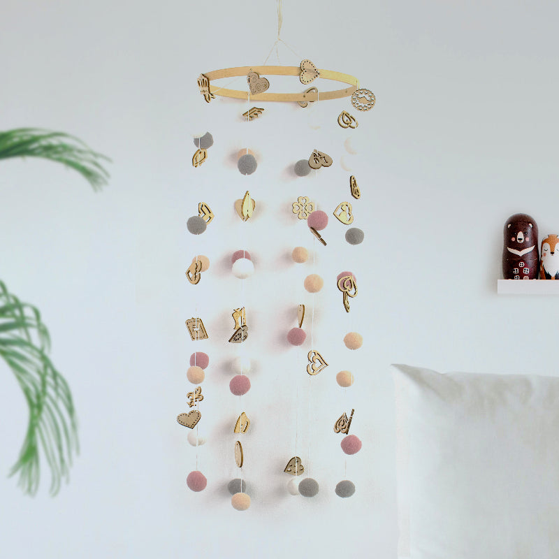 Rain Of Stars Baby Mobile Macrame June Trading   