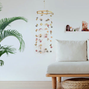 Rain Of Stars Baby Mobile Macrame June Trading   