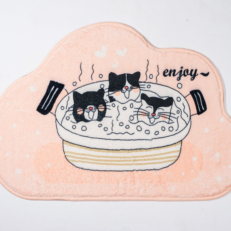 Kitten Love Soft Soft Feel Floor Mat