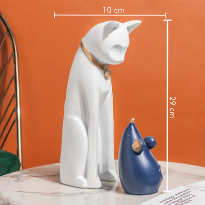 A Cat & Mouse Tale Sculpture (Set of 2) Artifacts The June Shop   
