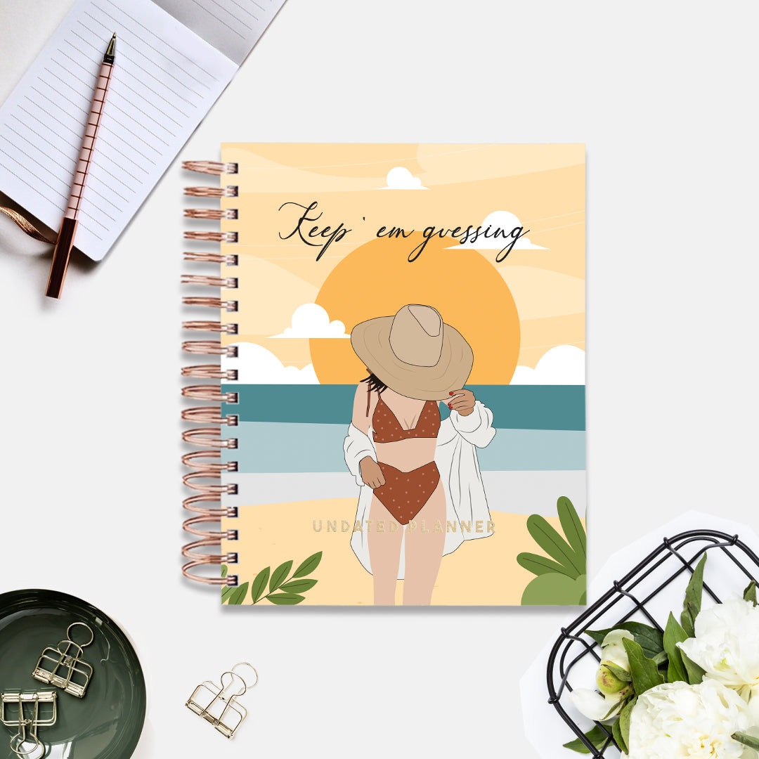 Undated Yearly Planner - Keep 'em Guessing + Ultimate Sticker Book