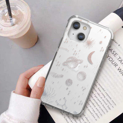Galaxy Design iPhone XS Clear Shockproof Case iPhone XS June Trading   