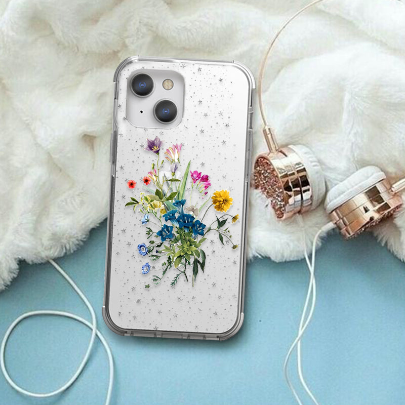 Flower Bouquet iPhone 11 Pro Max Clear Shockproof Case iPhone 11 Pro Max June Trading   