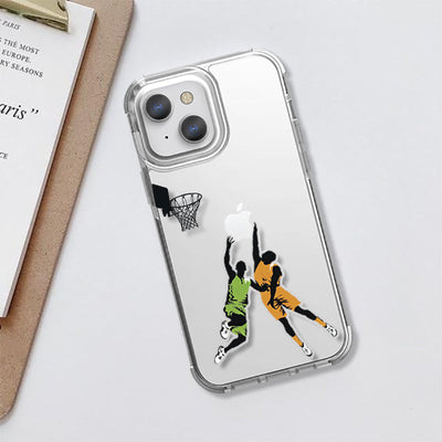 Dunking Apple iPhone XS Clear Shockproof Case iPhone XS June Trading   