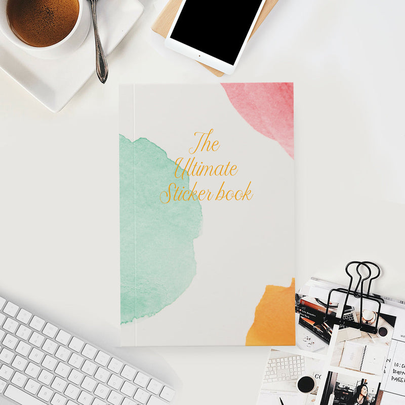 Undated Yearly Planner (2025 Collection) Out Do Me + Ultimate Sticker Book