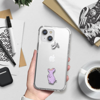 Hippo Eater iPhone 12 Pro Max Clear Shockproof Case iPhone 12 Pro Max June Trading   