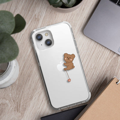 Teddy Love iPhone XS Clear Shockproof Case iPhone XS June Trading   