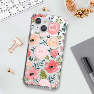 Blossoming Nature iPhone 12 & 12 Pro Clear Shockproof Case iPhone 12 & 12 Pro June Trading   