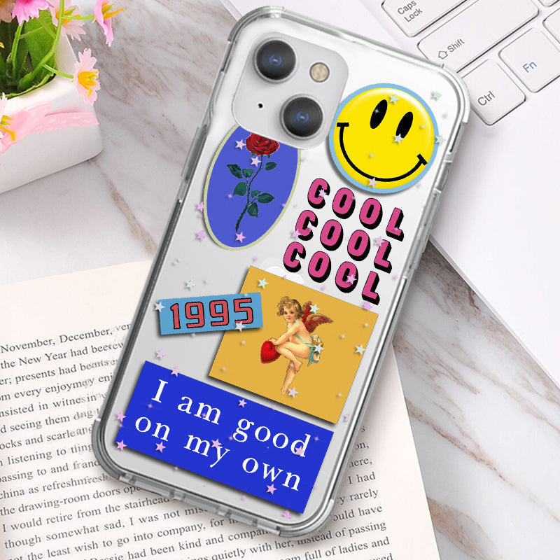 Cool Cool Cool iPhone 13 Pro Max Clear Shockproof Case iPhone 13 Pro Max June Trading   