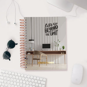 Undated Yearly Planner - Let's Go Beyond The Limit Undated Planners June Trading   