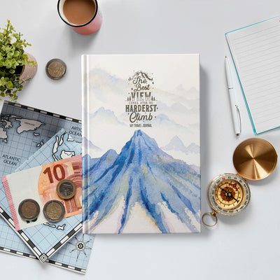 The Best View Often Comes After the Hardest Climb - Travel Journal for Long Journey (30 Days) Travel Journals June Trading   