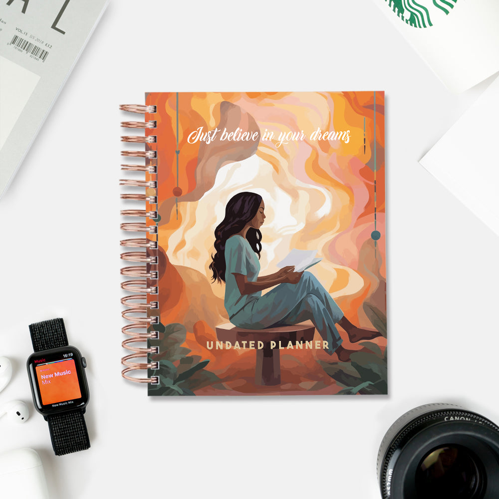 Just Believe In Your Dreams — Undated Planner + Ultimate Sticker Book
