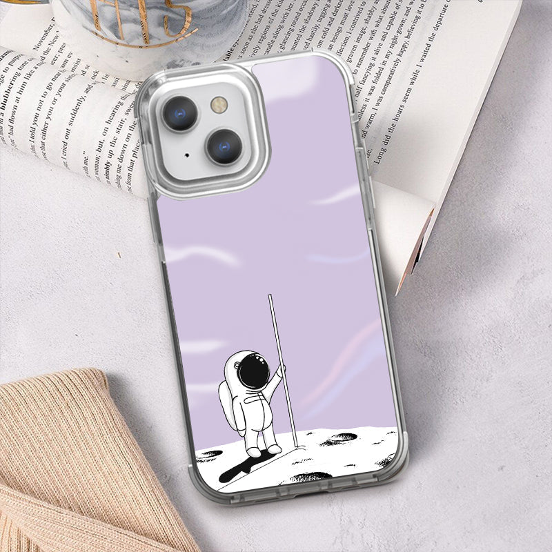 Astronaut On Moon iPhone 11 Pro Max Shockproof Case iPhone 11 Pro Max June Trading   