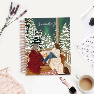 Undated Yearly Planner - Serendipity (2023 Collection) + Ultimate Sticker Book Undated Planners June Trading   