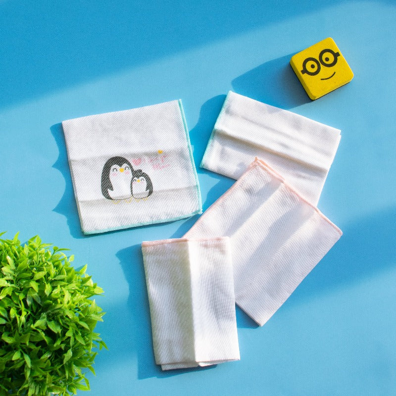 Adorable Penguin Duo Handkerchief