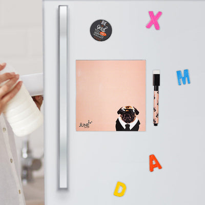 Dapper Dog - Magnetic Board Sheet (Rewritable) Magnetic Board June Trading   