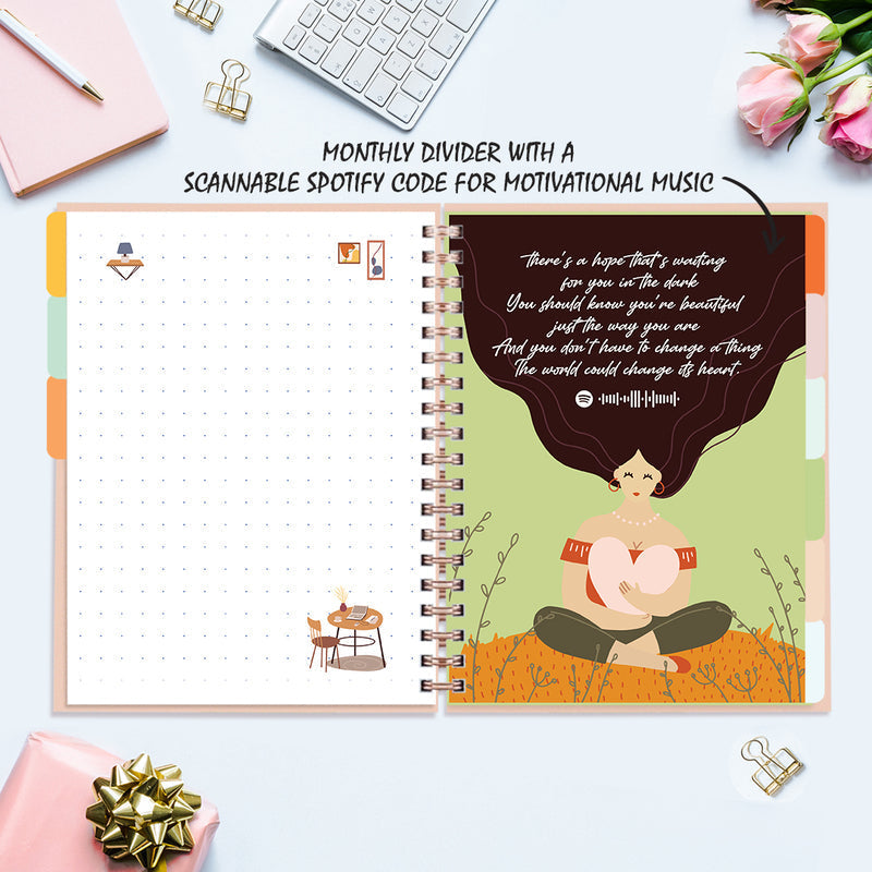 Undated Yearly Planner - Business Is My Cardio Undated Planners June Trading   