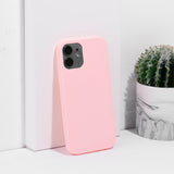 iPhone 12 Premium Ultra-Light Silicone Cover Mobile Phone Cases June Trading Taffy Pink  