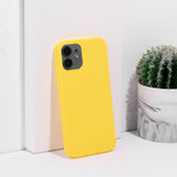 iPhone 12 Premium Ultra-Light Silicone Cover Mobile Phone Cases June Trading Minion Yellow  