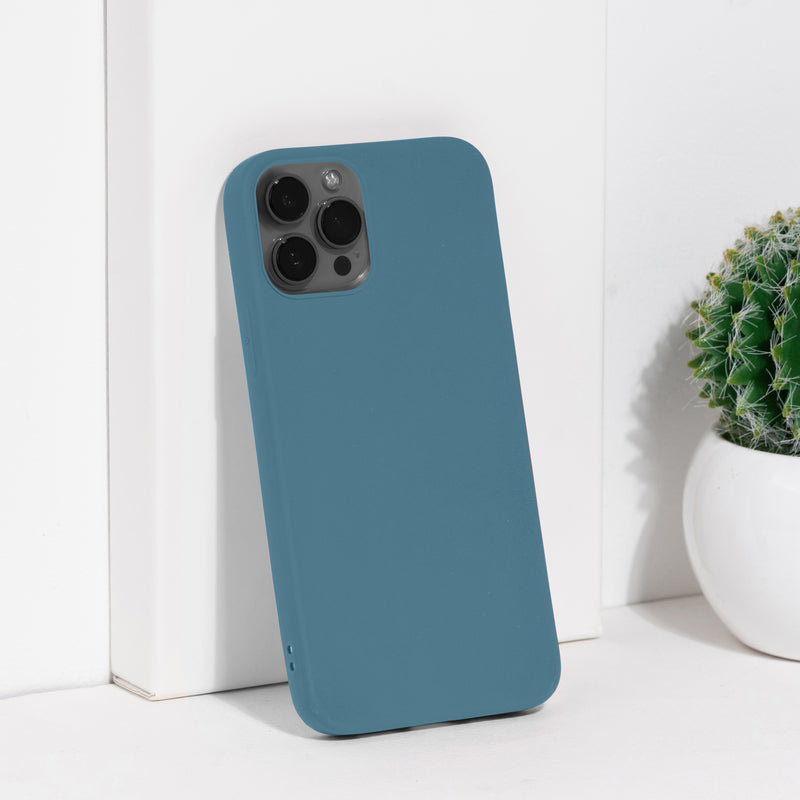 iPhone 12 Pro Premium Ultra-Light Silicone Cover Mobile Phone Cases June Trading Azure Blue  