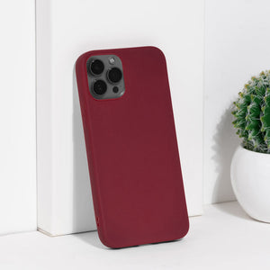 iPhone 12 Pro Premium Ultra-Light Silicone Cover Mobile Phone Cases June Trading Wine Red  