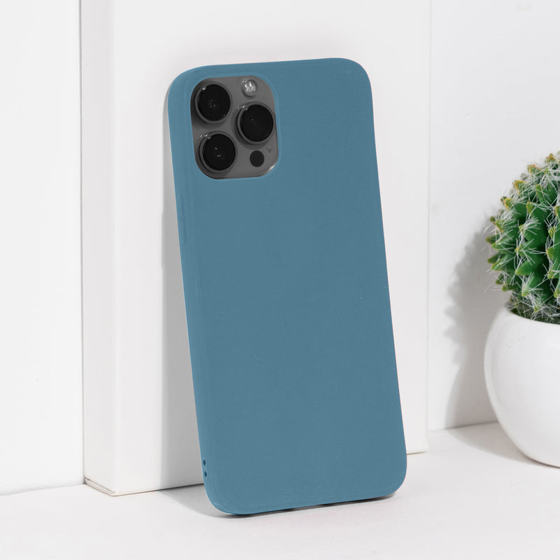 iPhone 12 Pro Max Premium Ultra-Light Silicone Cover iPhone 12 Pro Max June Trading Azure Blue  