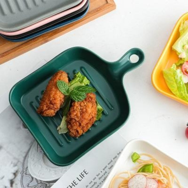 Colourful Grill Serving Plate Serving Plates June Trading Pine Green  