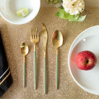 Luce Gold Demitasse Spoon – Bon Chef, Inc.