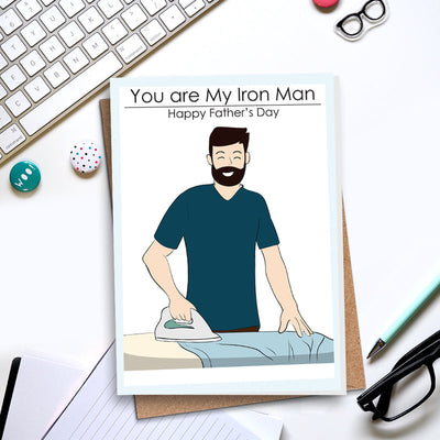 You Are My Iron Man - Fathers Day Greeting Cards Greeting Card June Trading   