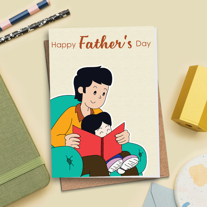 Story Time - Fathers Day Greeting Cards Greeting Card June Trading   