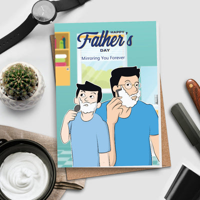 Mirroring You - Fathers Day Greeting Cards Greeting Card June Trading   