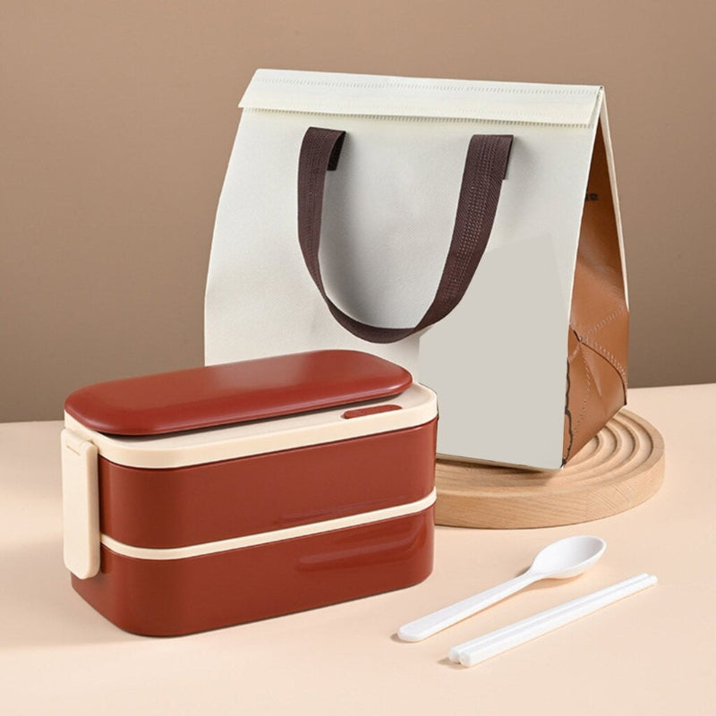 DualTier Smart Bento Lunch Box
