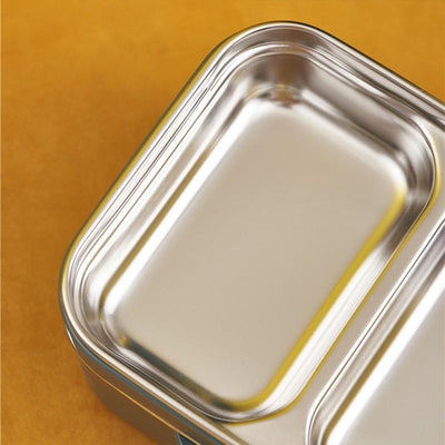 Double Bento Box With Cute Carrot Top Handle Lunch Boxes June Trading   