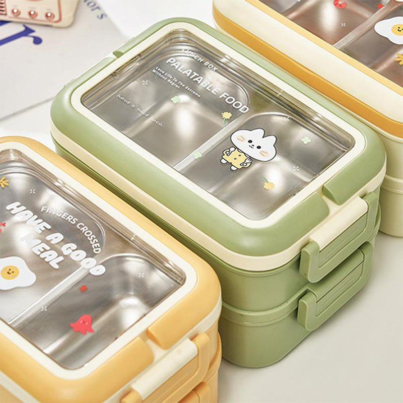 Happy Good Food Bento Box Lunch Boxes June Trading   