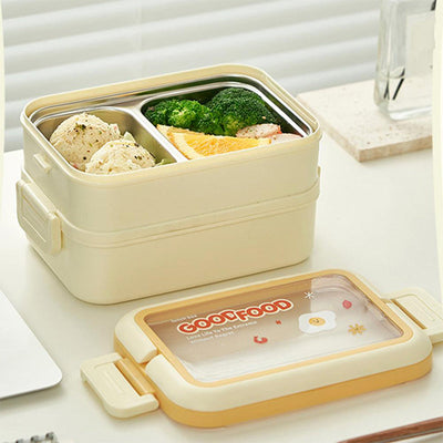 Happy Good Food Bento Box Lunch Boxes June Trading   