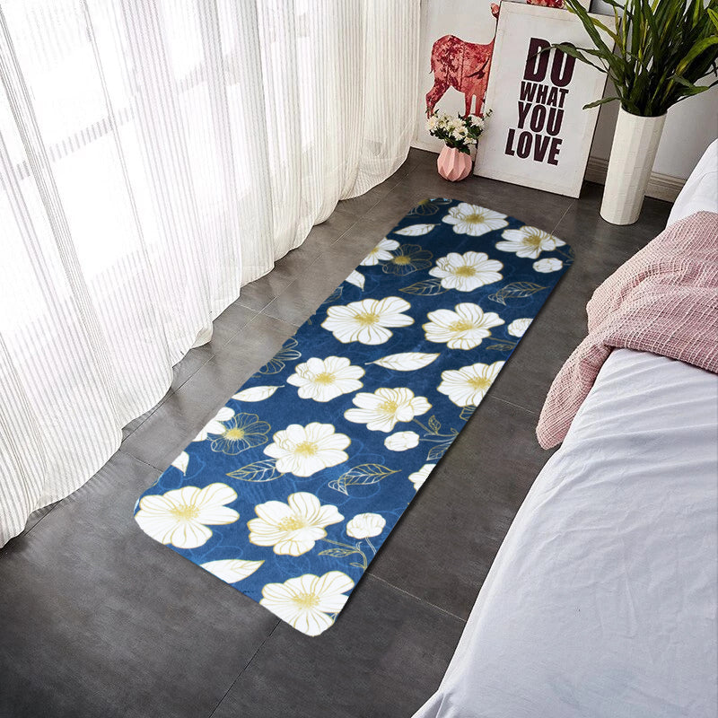 Dainty Floral Soft Feel Long Mat Runner – The June Shop
