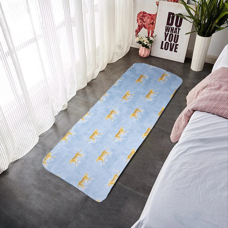 Idyllic Tiger Pattern Soft Feel Long Mat Runner – The June Shop