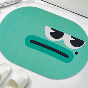 Ultimate Eyeroll Super Absorbent Anti Skid Bathroom Floor Mat Bathroom Mats June Trading   