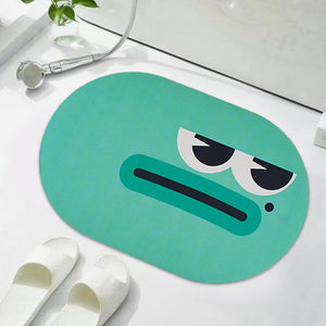 Ultimate Eyeroll Super Absorbent Anti Skid Bathroom Floor Mat Bathroom Mats June Trading   