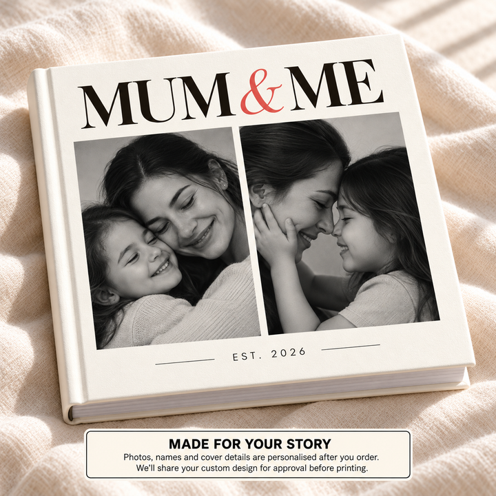 Mum And Me — personalised mum photo book cover