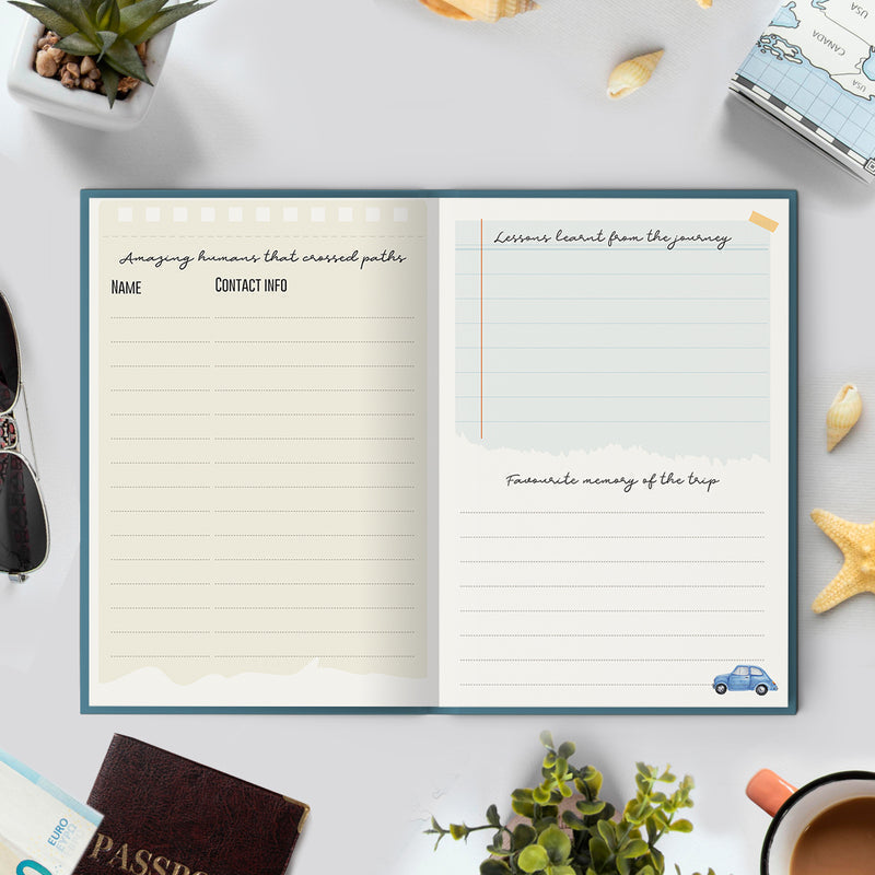 United States of America - Travel Journal for Long Journey (30 Days) Travel Journals June Trading   