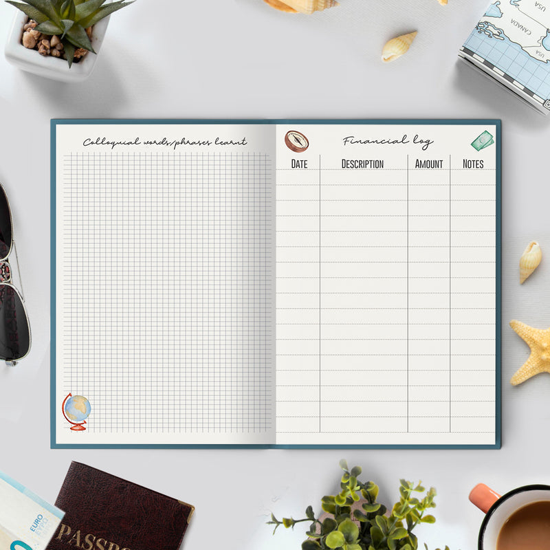 United States of America - Travel Journal for Long Journey (30 Days) Travel Journals June Trading   