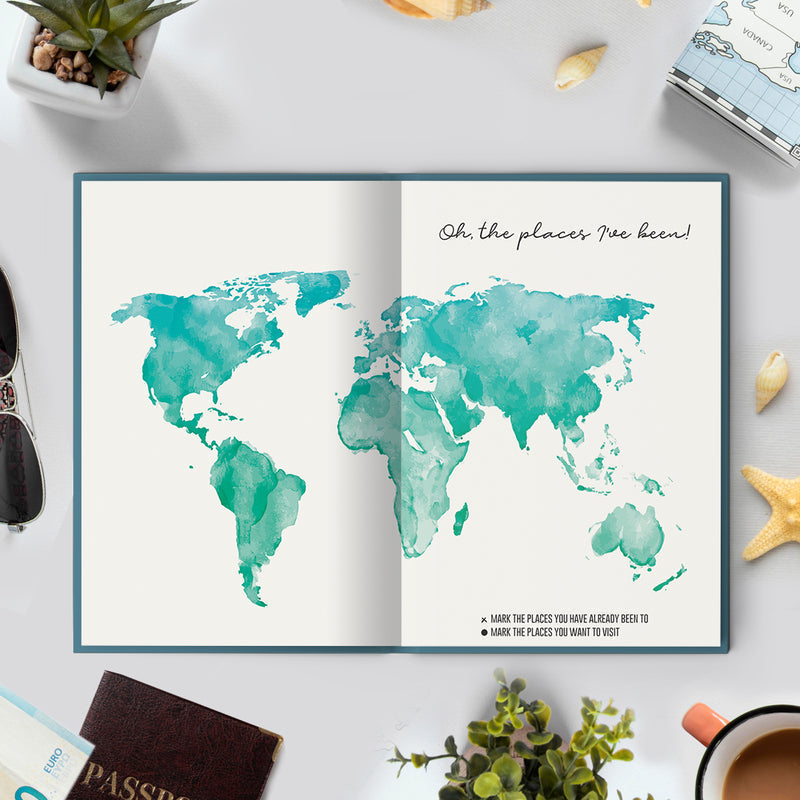 Explore the World - Travel Journal for Long Journey (30 Days) Travel Journals June Trading   