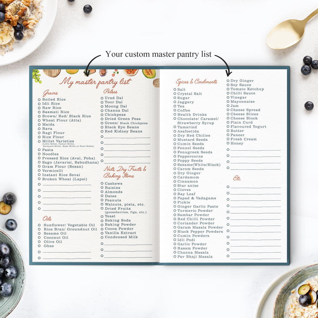 Enjoy Your Food, Enjoy Your Life - Recipe Journal Recipe Journals The June Shop   