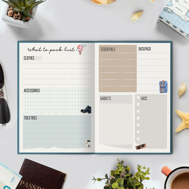 United States of America - Travel Journal for Long Journey (30 Days) Travel Journals June Trading   