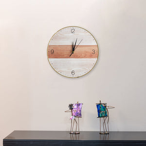 Colour Panelled Premium Wall Clock Wall Clocks June Trading   