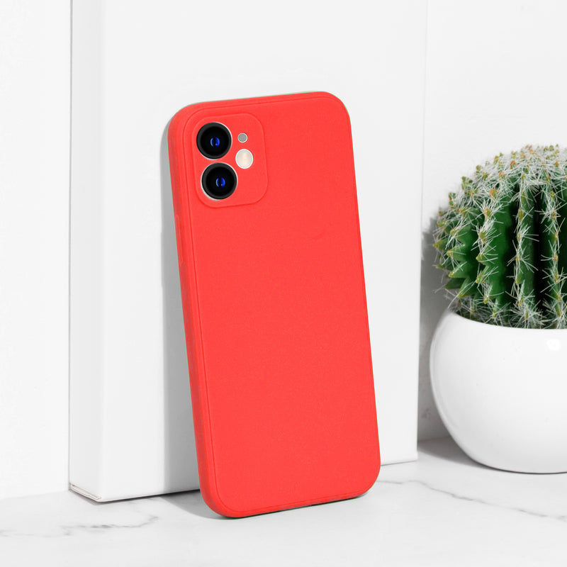 iPhone 12 Premium Ultra-Light Silicone Cover iPhone 12 & 12 Pro June Trading Candy Apple Red  