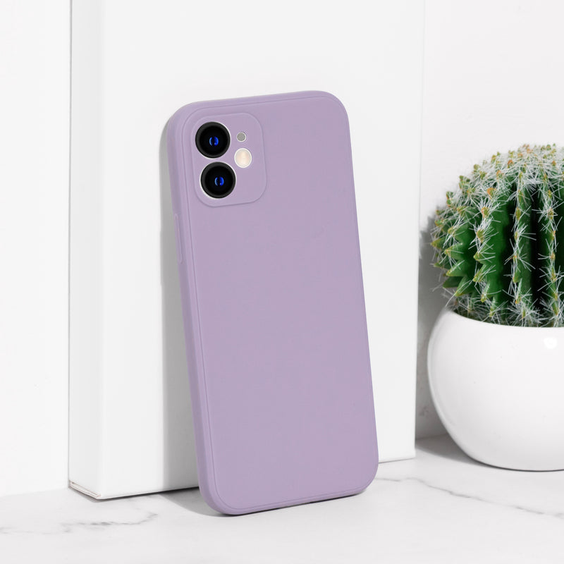 iPhone 12 Premium Ultra-Light Silicone Cover iPhone 12 & 12 Pro June Trading Grape Purple  